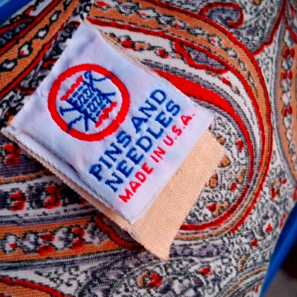 PINS AND NEEDLES (USA) LADIES VINTAGE PAISLEY BLOUSE/BUTTON DOWN LUXURY TOP - Picture 7 of 17